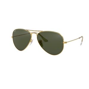 black & gold Ray-Ban aviators NWT